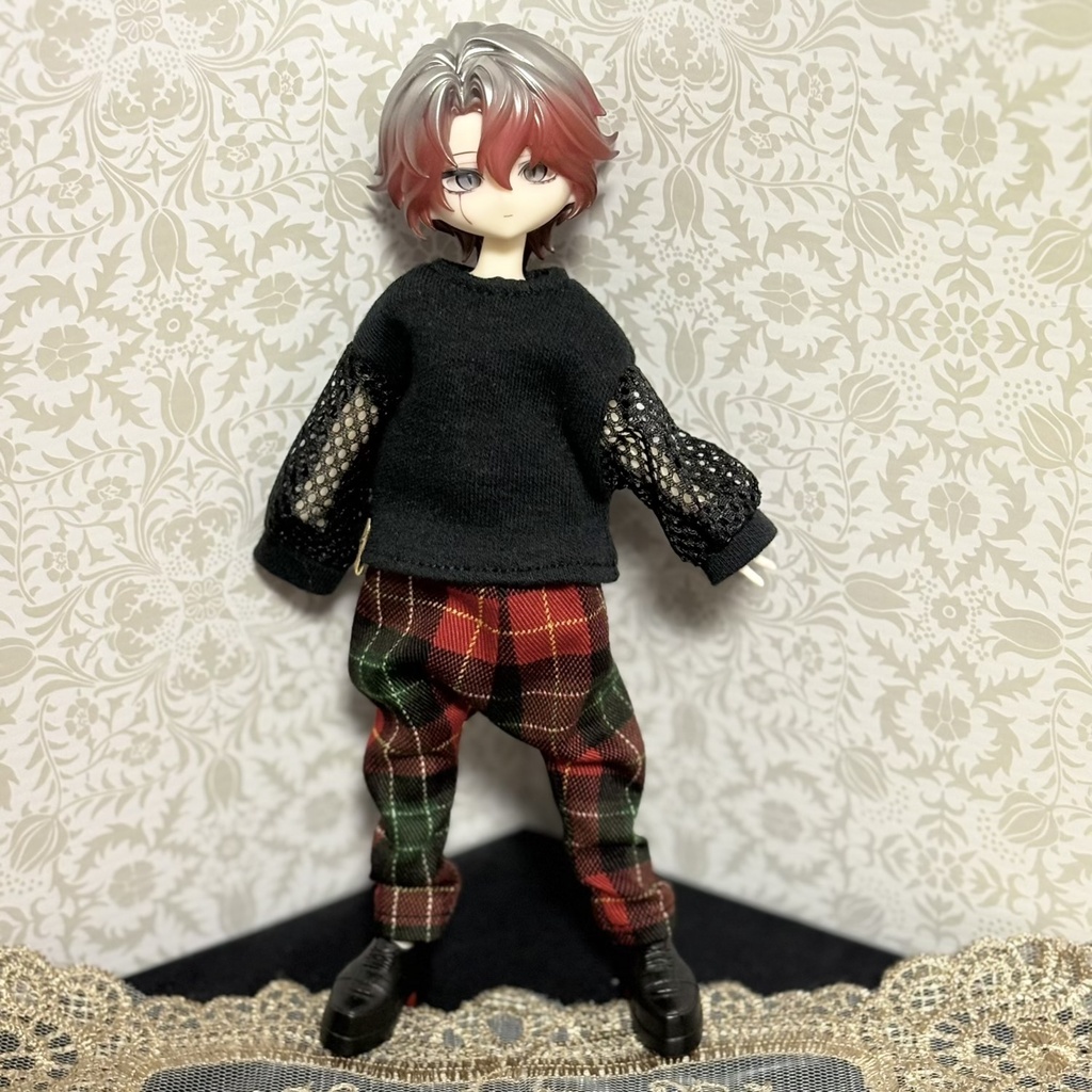 スカーフ付きサルエルパンツ