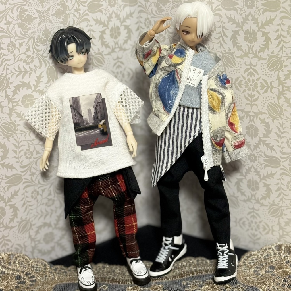 スカーフ付きサルエルパンツ