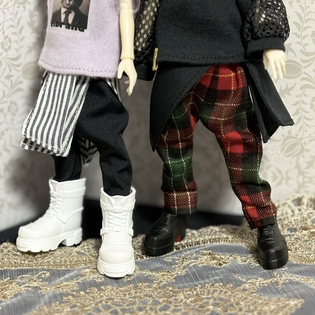 スカーフ付きサルエルパンツ
