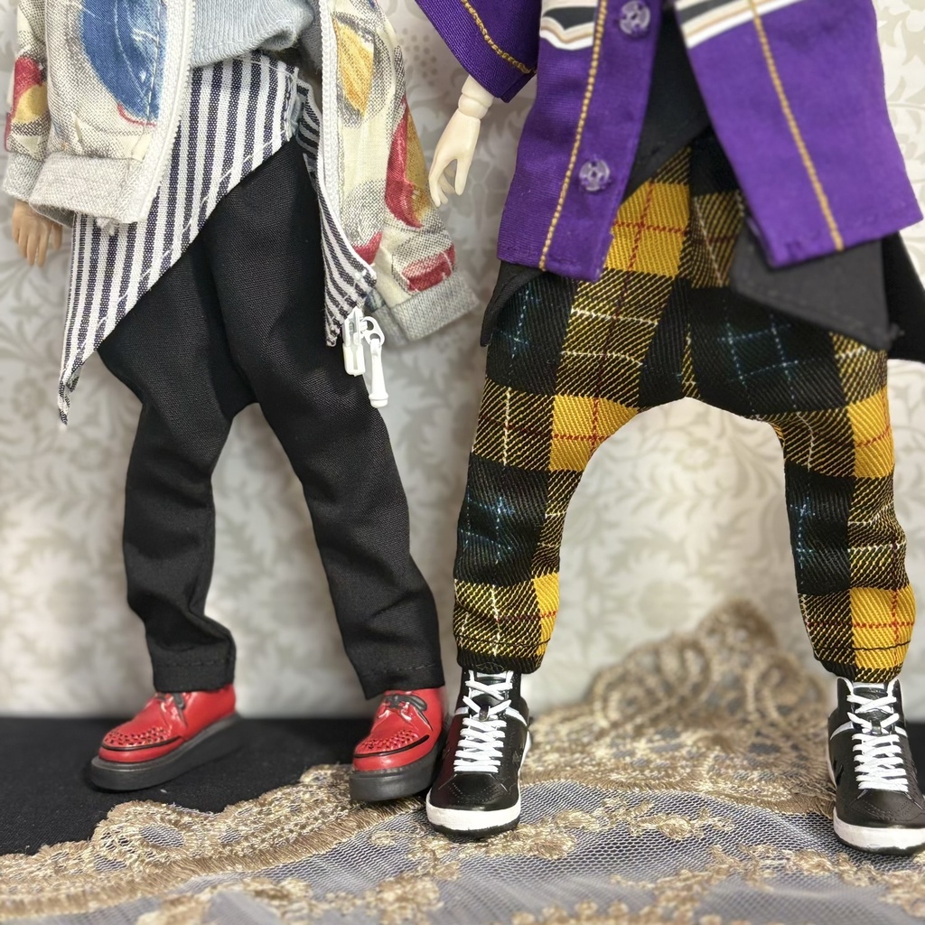 スカーフ付きサルエルパンツ