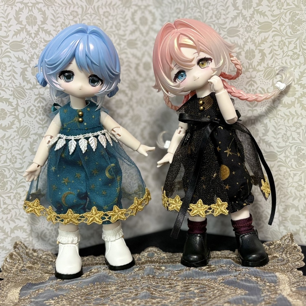 星柄サロペット