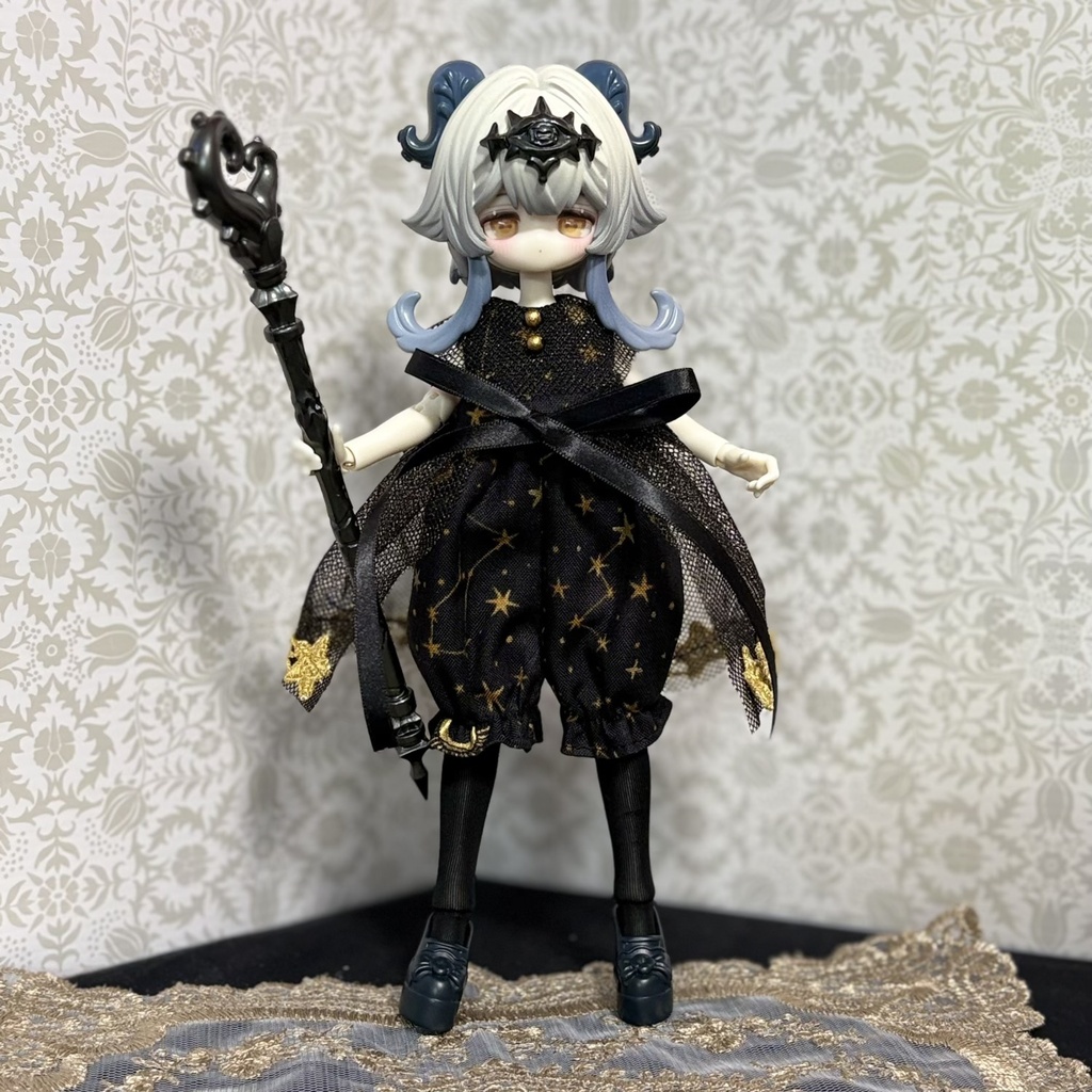 星柄サロペット