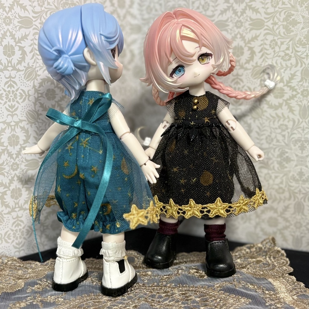 星柄サロペット