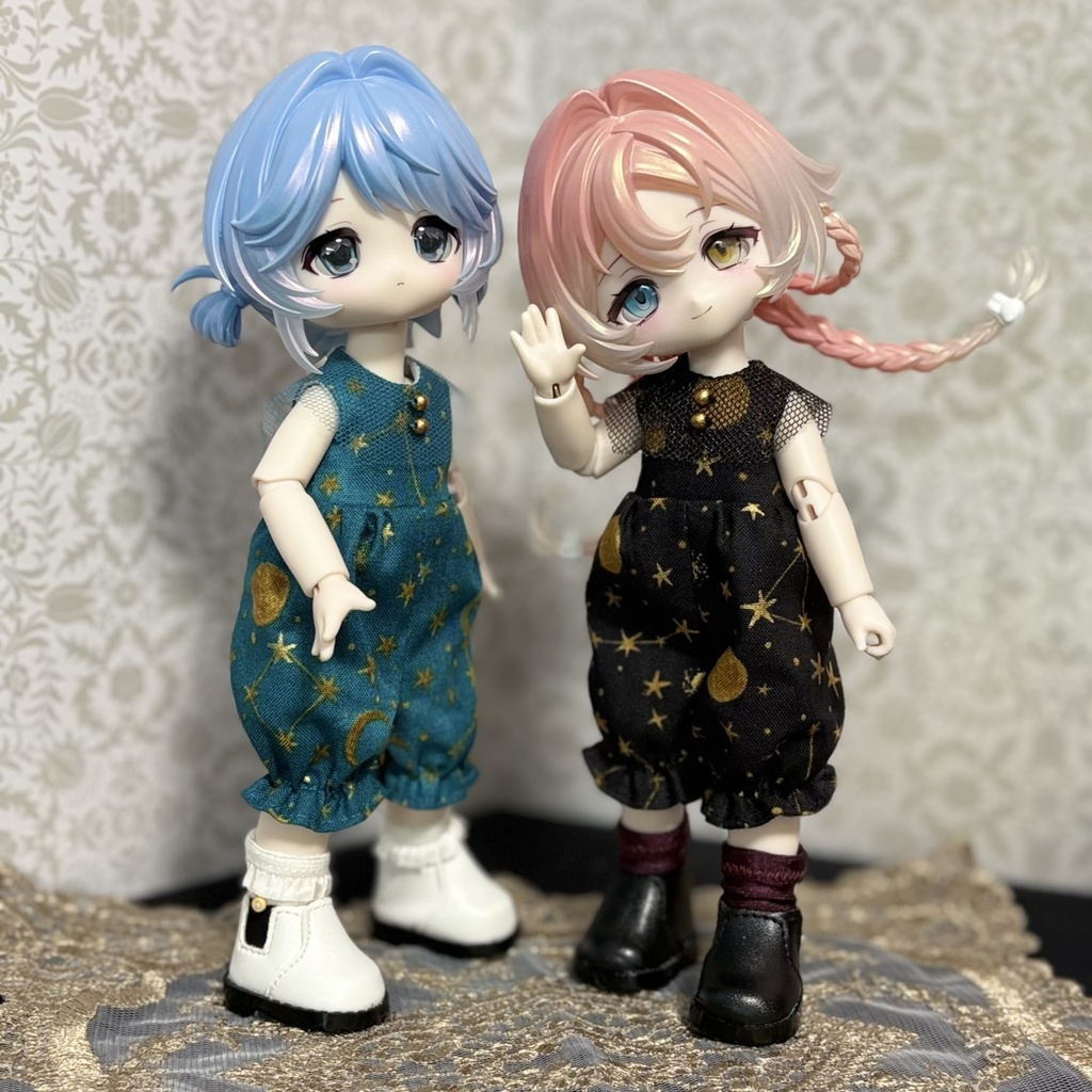 星柄サロペット