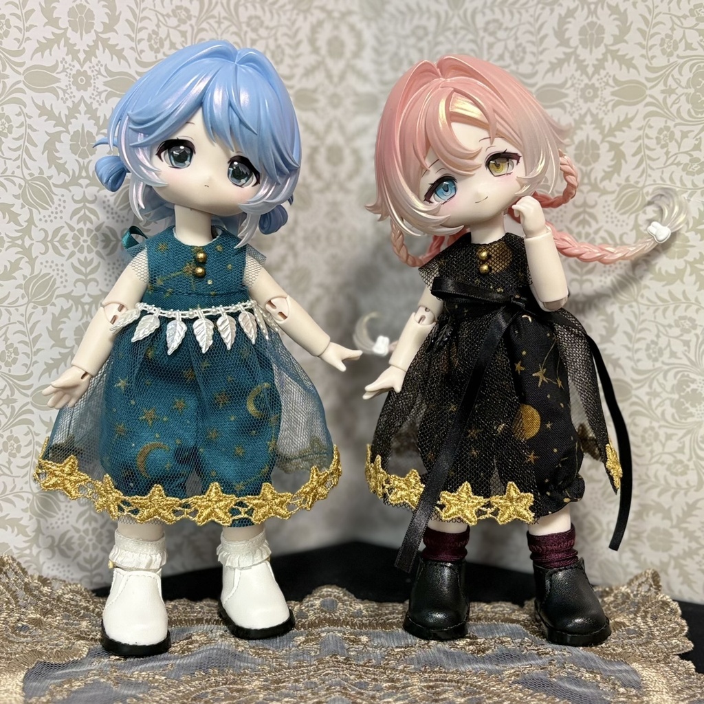 星柄サロペット