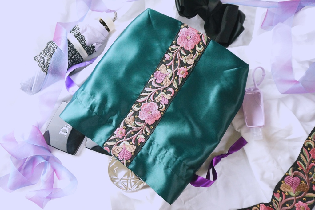 五月雨江イメージ【トラベル巾着ポーチ】