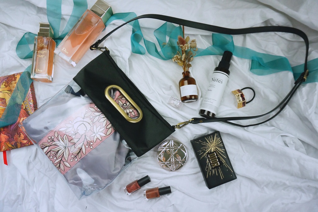 2wayクリアトート【トラベル巾着サイズ】