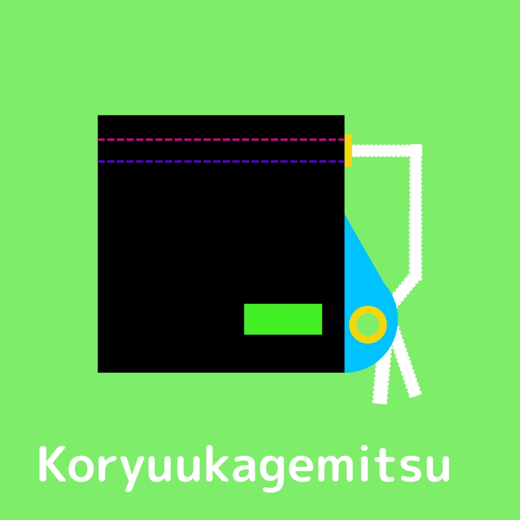 刀剣男士イメージ【マイクロ巾着ポーチ】