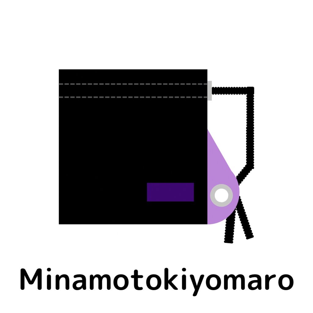 刀剣男士イメージ【マイクロ巾着ポーチ】