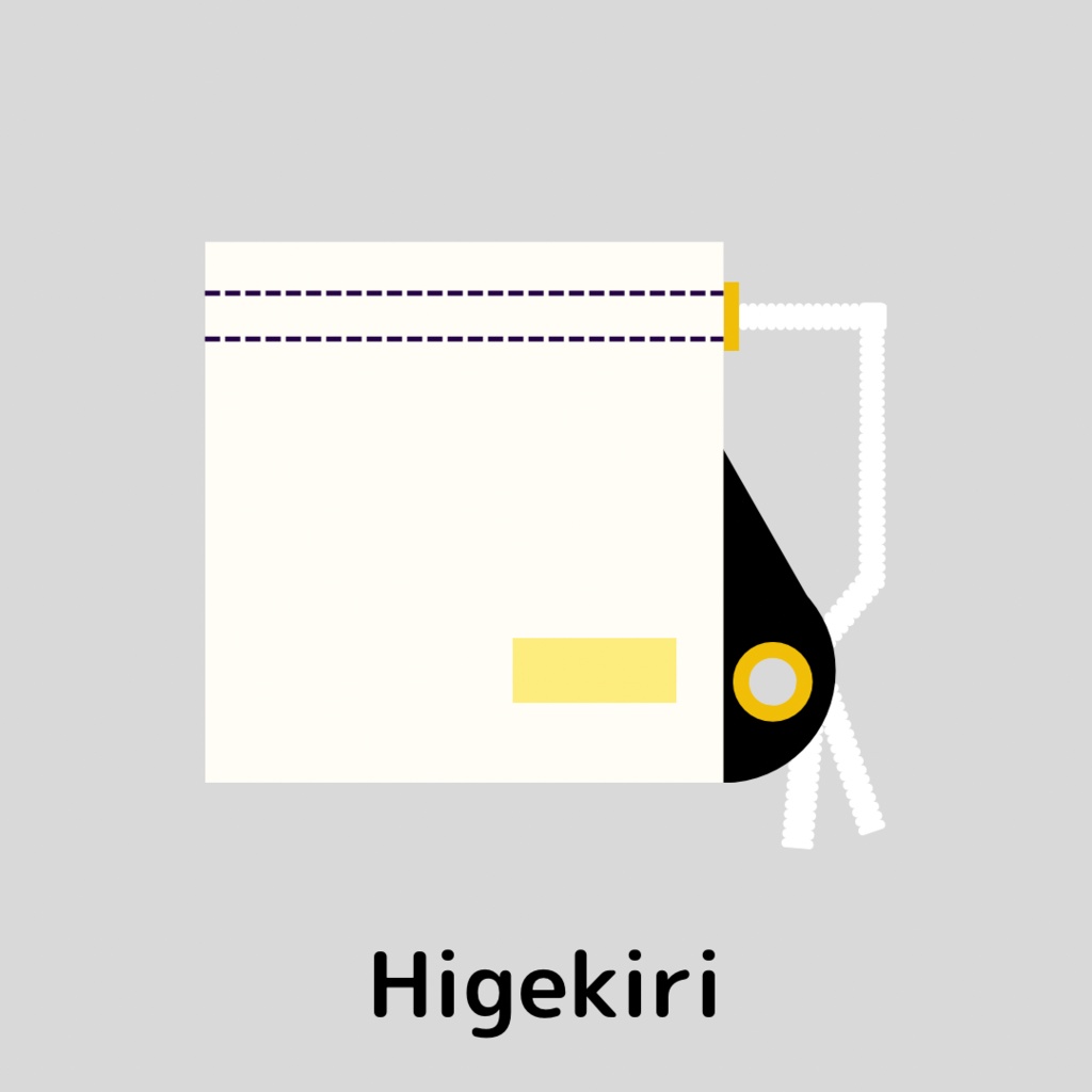 刀剣男士イメージ【マイクロ巾着ポーチ】