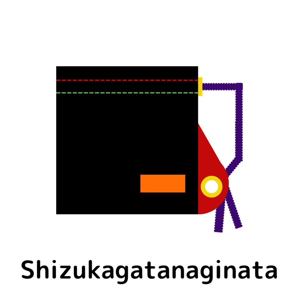 刀剣男士イメージ【マイクロ巾着ポーチ】