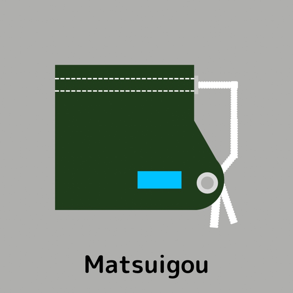 刀剣男士イメージ【マイクロ巾着ポーチ】