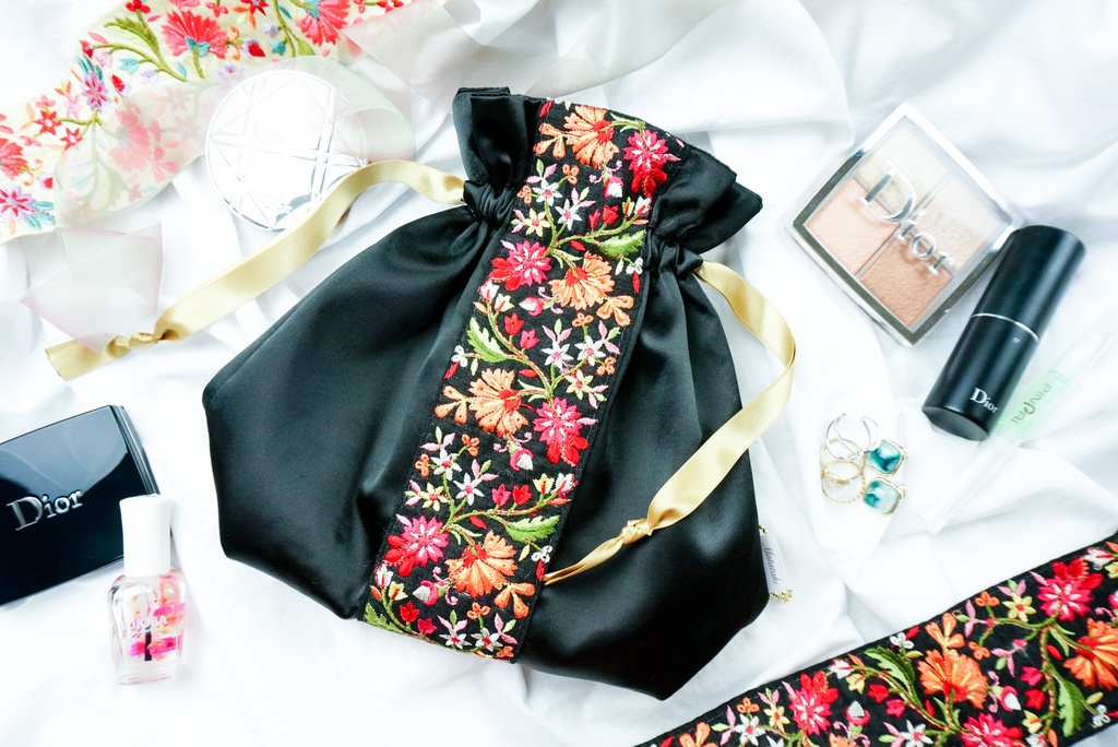 静形薙刀イメージ【トラベル巾着ポーチ】