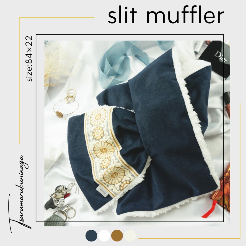 リバーシブルスリットマフラー【刀剣男士イメージ】