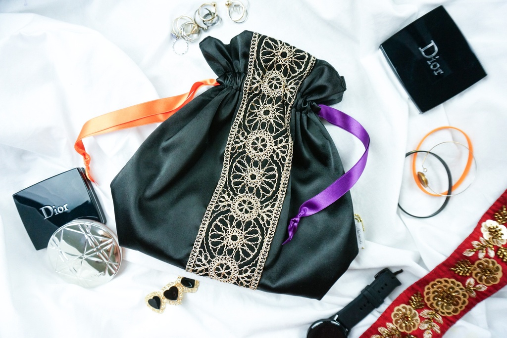 火車切イメージ【トラベル巾着ポーチ】