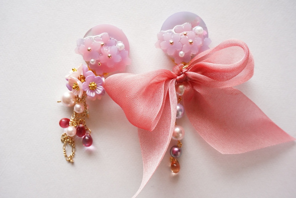 刀剣男士と夕桜【ピアス/イヤリング】