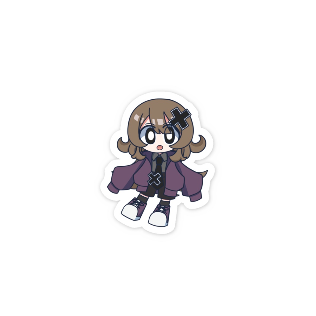 水沫烏有 でふぉもち スマホステッカー