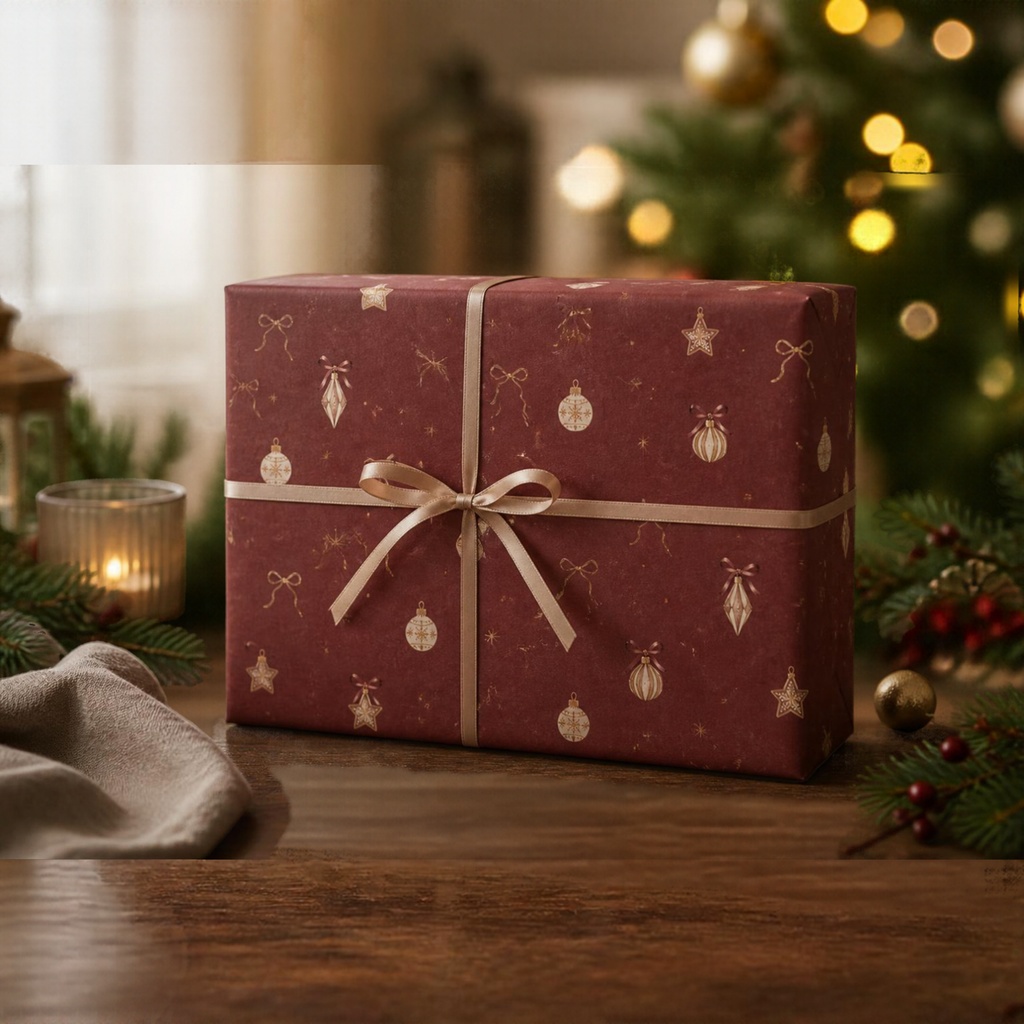 Elegant Christmas|大人のクリスマスデザインペーパー12枚セット|A4印刷用PDF付き