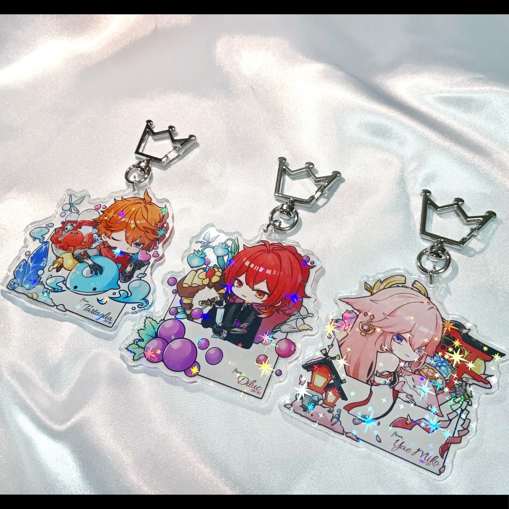 誕生日メールアクリルキーホルダー