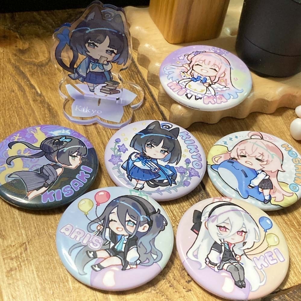 【サンクリ2026春】『ブルーガールズ』缶バッジ【ランダム】