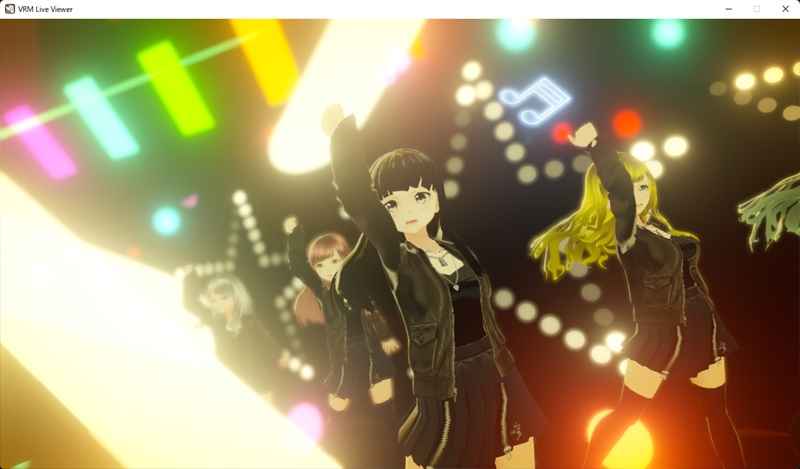 VRMLiveViewer用 ビームライトGLB