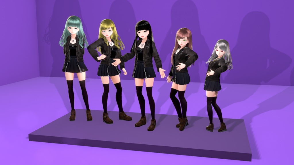 VRMLiveViewer用 キャラスタンドセット v1.2