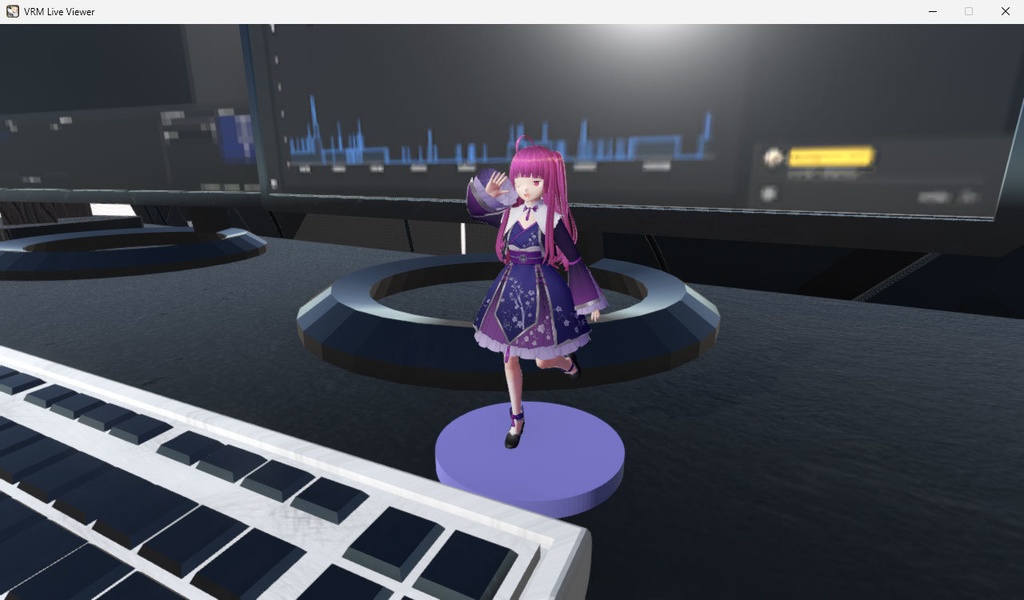 VRMLiveViewer用 キャラスタンドセット