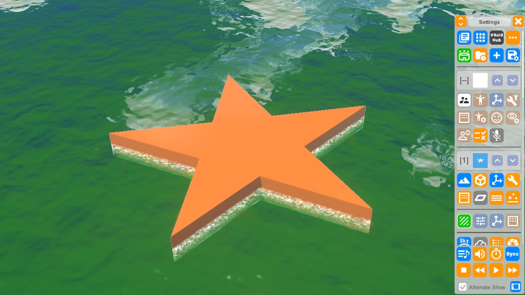 [VRMLiveViewer] スタンド型床のバリエーション集 v1.2