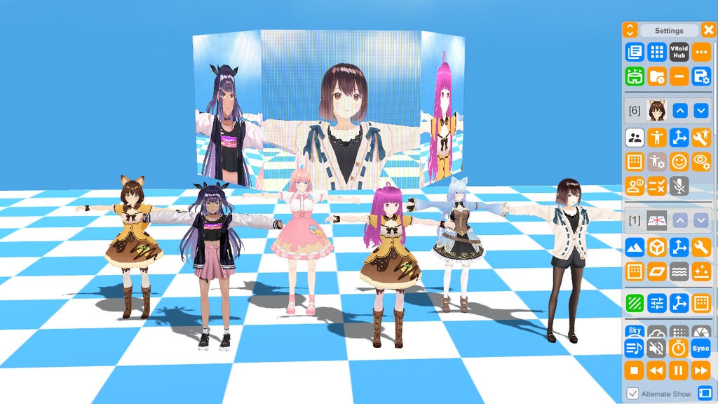 アタッチ補助オブジェクト
