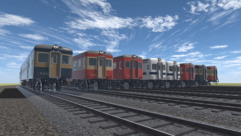 【VRChat想定】国鉄キハ20系列気動車