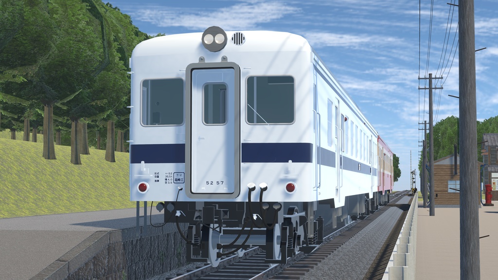 【VRChat想定】国鉄キハ20系列気動車