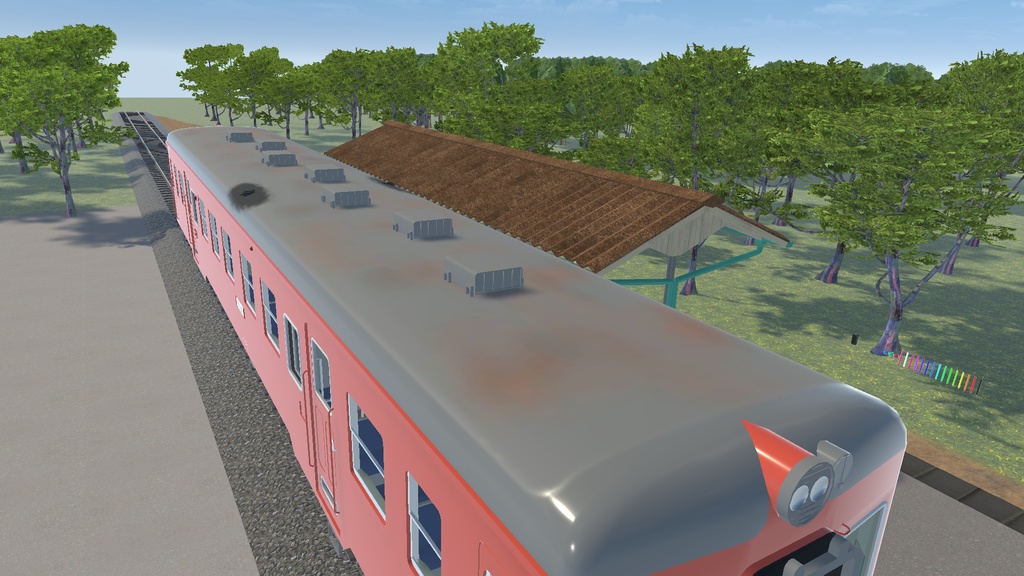 【VRChat想定】国鉄キハ20系列気動車