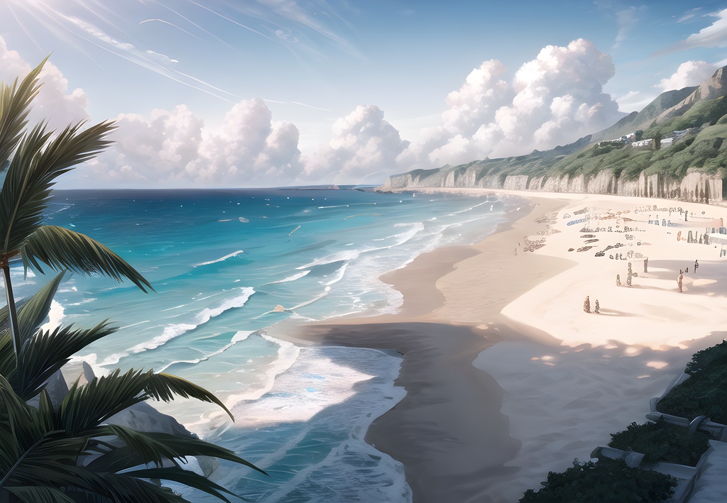 夏用背景素材(天体観測/ビーチ/夏祭りなど)