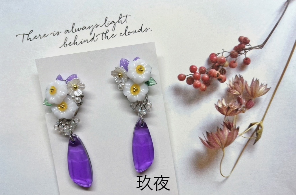 【ぬカニ】 アニ/カフェ2ndアニバイメージ イヤリング【あんしんBOOTHパック】