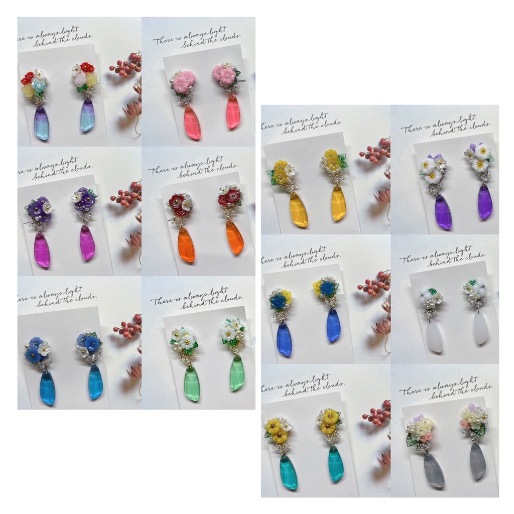 【ぬカニ】 アニ/カフェ2ndアニバイメージ イヤリング【あんしんBOOTHパック】