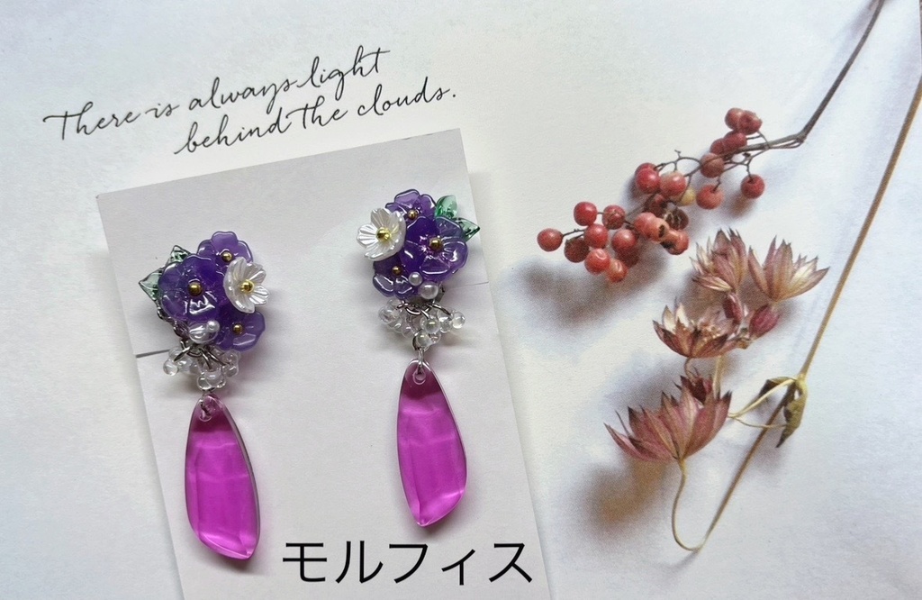 【ぬカニ】 アニ/カフェ2ndアニバイメージ イヤリング【あんしんBOOTHパック】