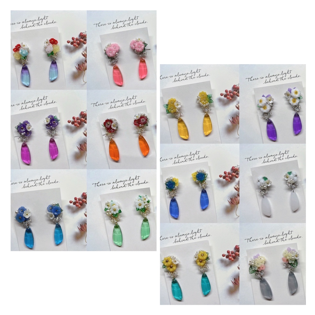 【ぬカニ】 アニ/カフェ2ndアニバイメージ イヤリング【クリックポスト】