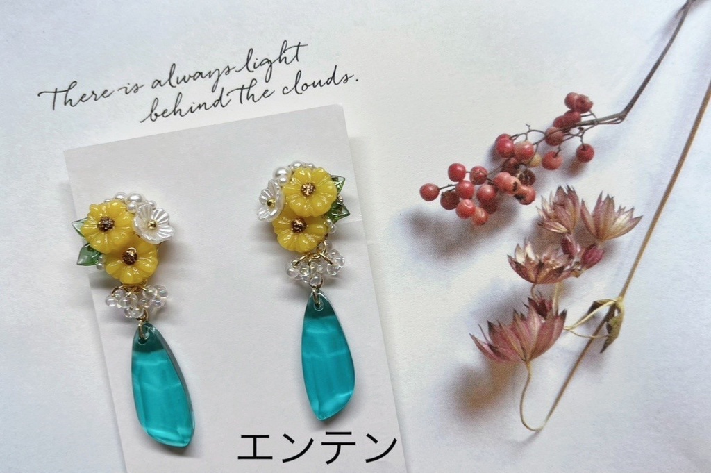 【ぬカニ】 アニ/カフェ2ndアニバイメージ ピアス【クリックポスト】