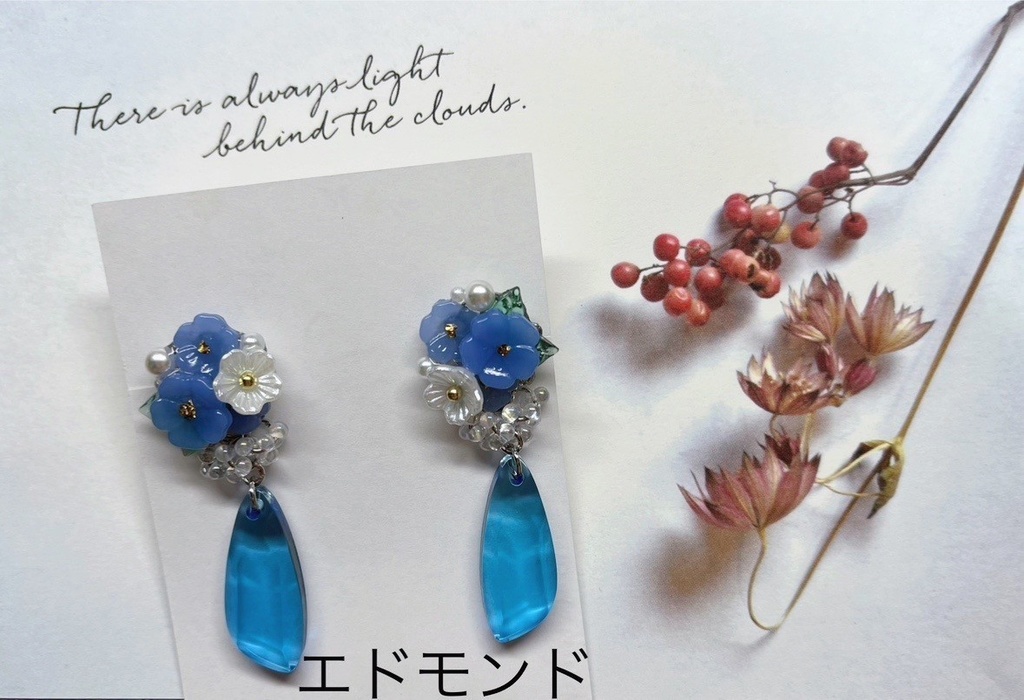 【ぬカニ】 アニ/カフェ2ndアニバイメージ ピアス【クリックポスト】