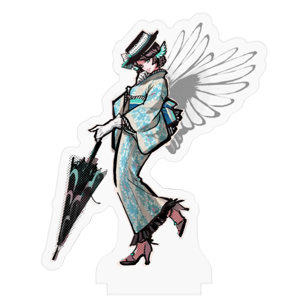 鵲娘のアクリルフィギュア