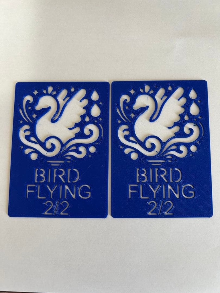 MtG 2/2飛行 鳥トークン【2枚セット】
