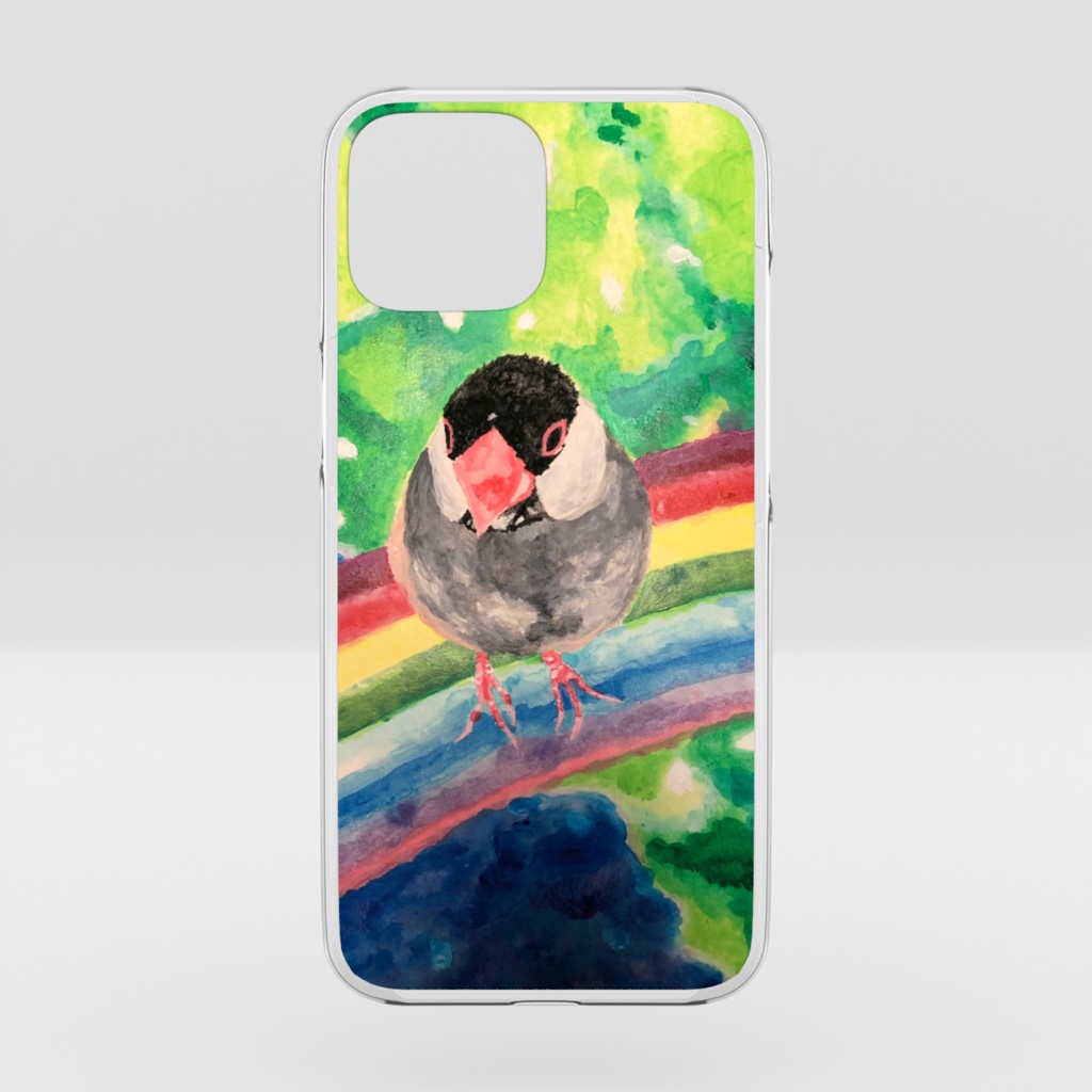 ごまちゃんと虹　iPhone16ケース