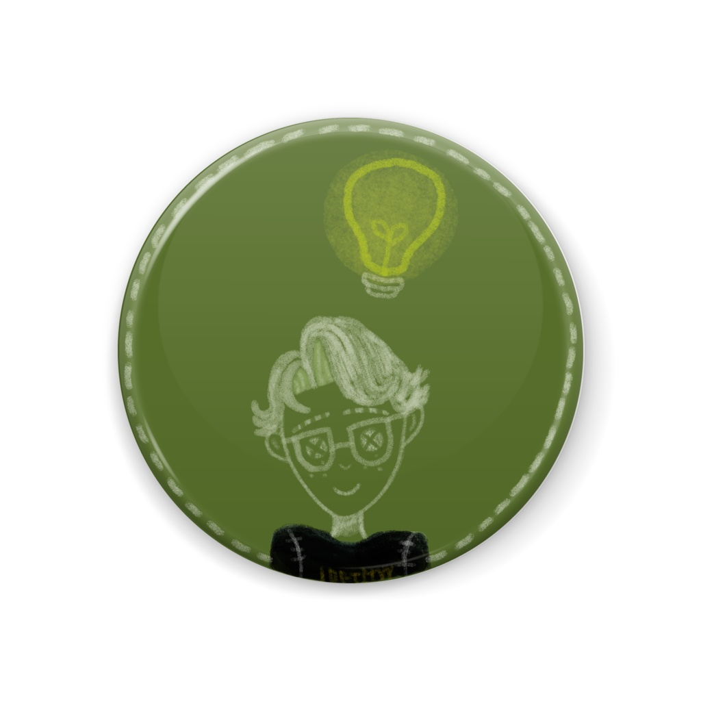 幸運児(💡 ver.) 缶バッジ