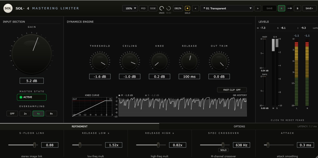 SOL-4 Mastering Limiter