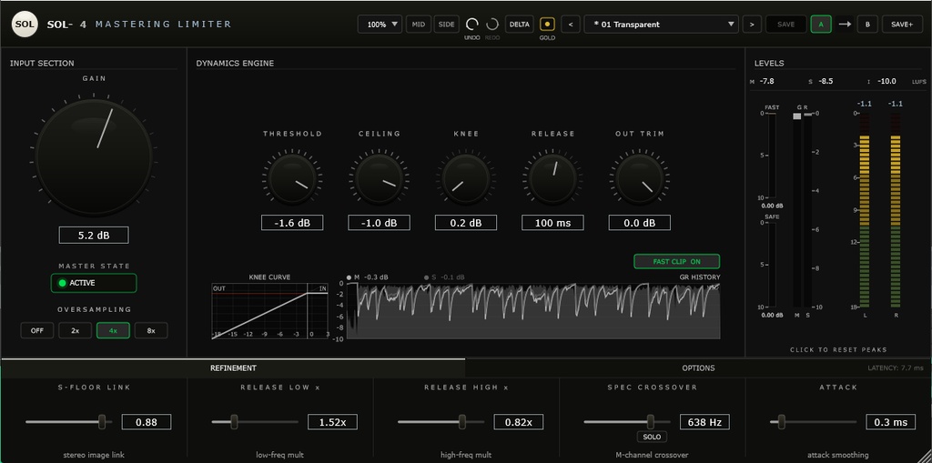 SOL-4 Mastering Limiter