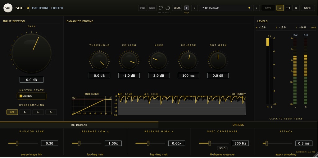SOL-4 Mastering Limiter (VST3, Windows)