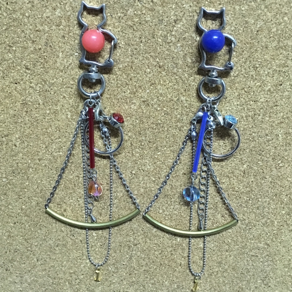 海との結婚イメージ バッグチャーム