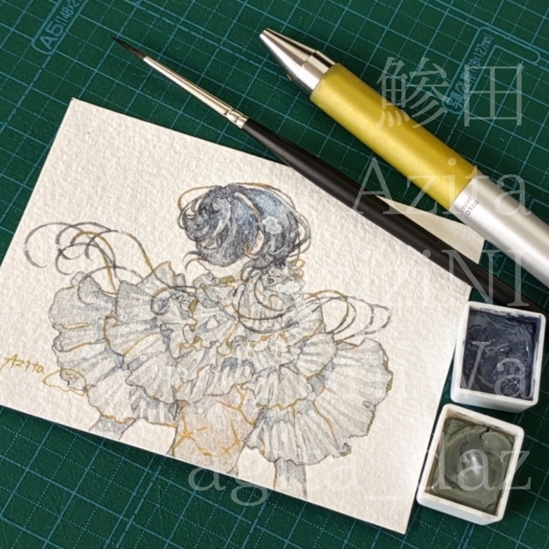 【額装原画】白波のきみ【着払い】