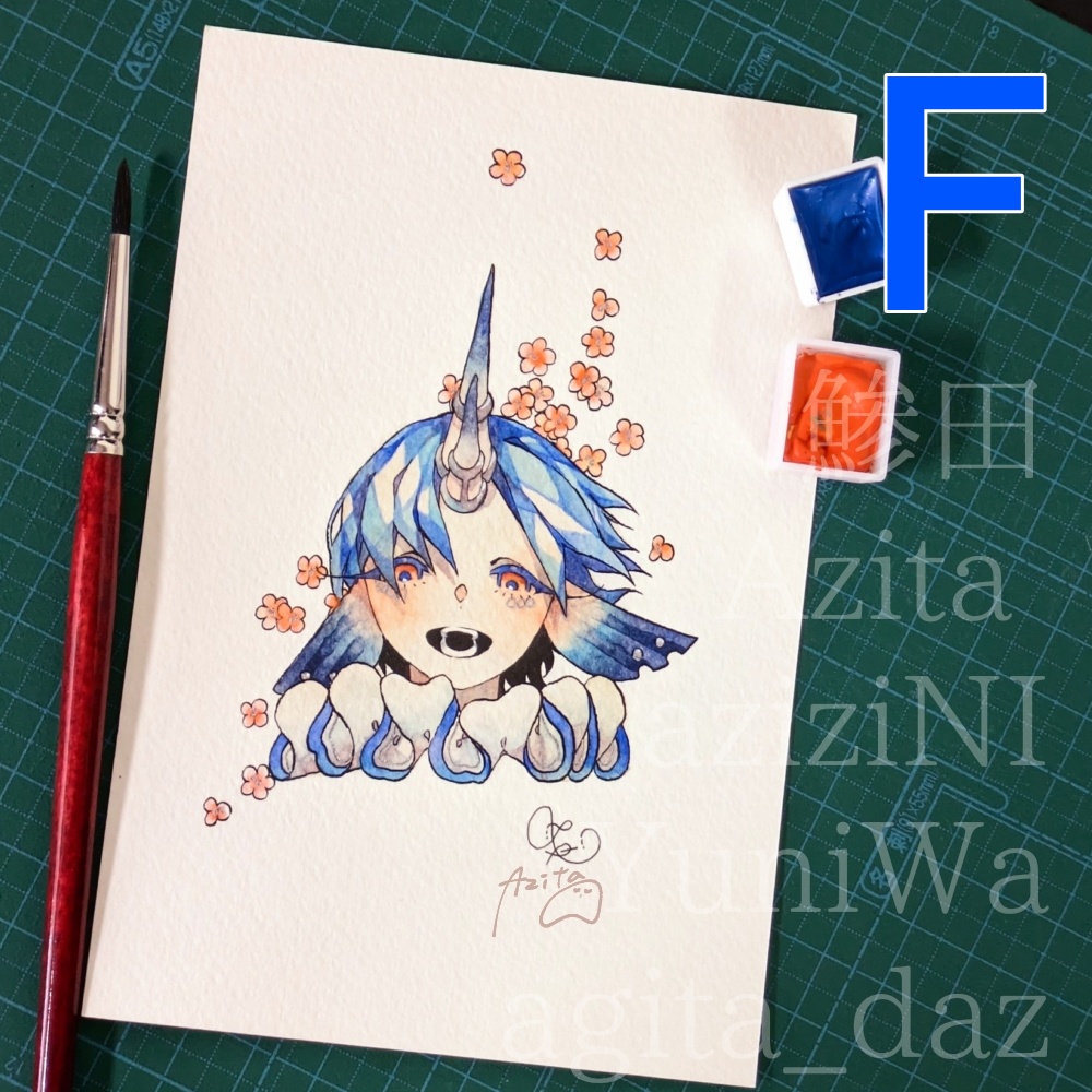 ハガキ原画∶A〜F