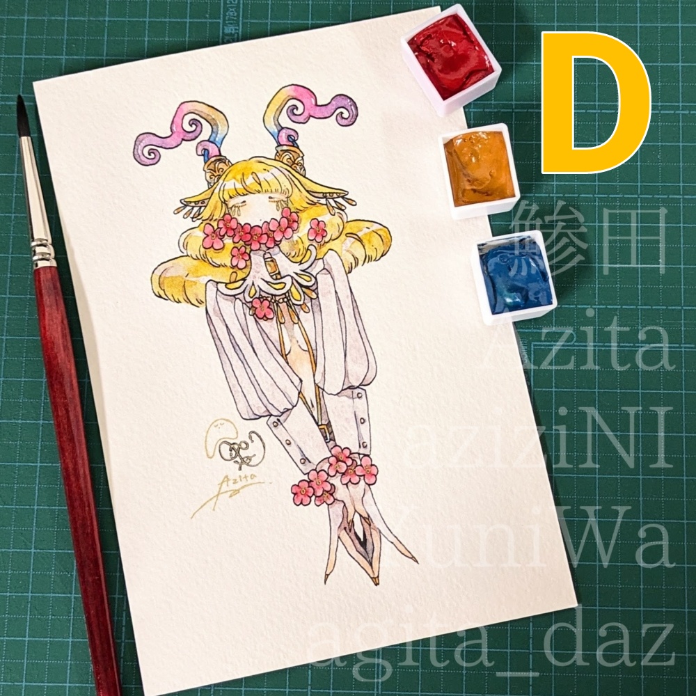 ハガキ原画∶A〜F